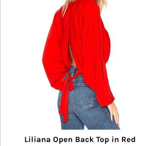 Super down tulip back top